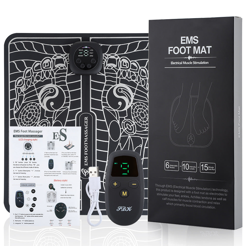 Remote Control EMS Foot Reflexology Foot Massager